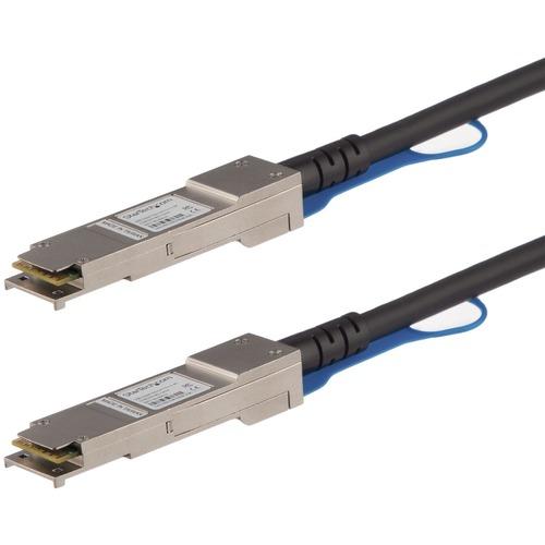 StarTech.com StarTech.com 1m QSFP+ to QSFP+ Direct Attach Cable for Juniper QFX-QSFP-DAC-1M 40GbE QSFP+ Copper DAC 40 Gbps Passive Twinax - 100% Juniper QFX-QSFP-DAC-1M Compatible 1m direct attached cable - 40 Gbps Passive Twinax Copper Low Power 2x QSFP - PuriLite