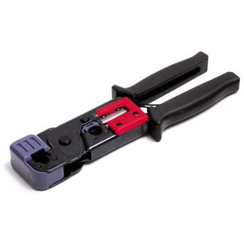 StarTech.com RJ45 RJ11 Crimp Tool with Cable Stripper - RJ45+RJ11 Strip & Crimp Tool - Crimp tool - Crimp on both RJ11 and RJ45 cable connectors from a single tool (with wire stripper) - rj11 crimp tool - rj45 crimp tool - rj45 crimper - PuriLite