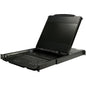 StarTech.com Dual Rail Rackmount KVM Console HD 1080p - DVI/VGA KVM w/17" LCD Monitor - 1U LCD KVM Server Rack Drawer w/Cables USB Support - Rackmount KVM console drawer w/dual rails allowing screen & keyboard to be pulled in & out independently - HD 108 - PuriLite