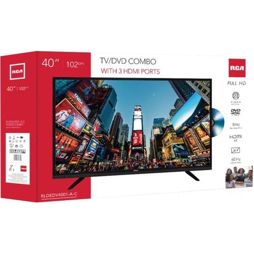 Curtis International RCA RLDEDV4001 40" TV/DVD Combo - HDTV - 16:9 - 1920 x 1080 - 1080p - LED - ATSC - NTSC - 178° / 178° - HDMI - PuriLite