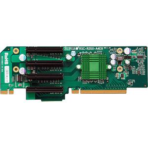 Super Micro Supermicro RSC-R2UU-A4E8 Left Slot Riser Card - 4 x PCI Express x8 - Universal I/O - PuriLite