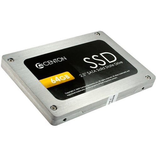 Centon RSSD64GS2.5-C-M.R 64 GB Solid State Drive - 2.5" Internal - SATA (SATA/300) - 155 MB/s Maximum Read Transfer Rate - Hot Swappable - Lifetime Warranty - PuriLite