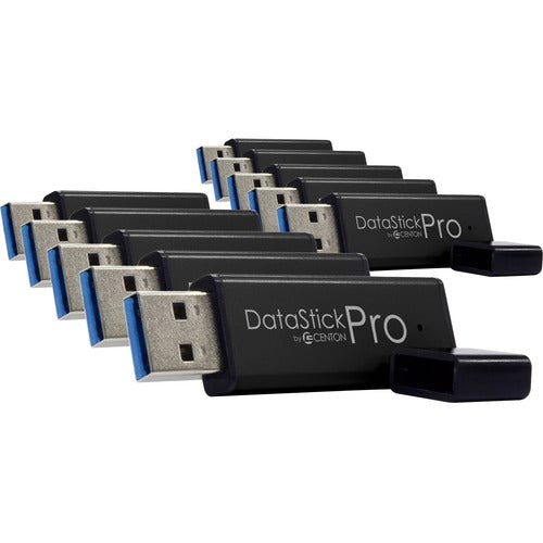 Centon MP ValuePack USB 3.0 Pro (Black) , 128GB x 10 - 128 GB - USB 3.0 - 85 MB/s Read Speed - 18 MB/s Write Speed - Black - 10 / Pack - PuriLite