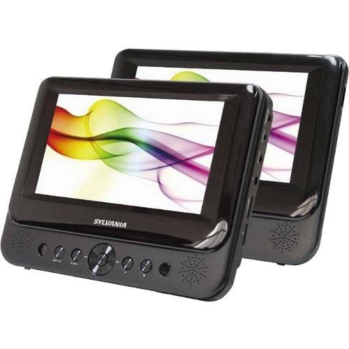 Curtis International Sylvania SDVD8739 Car DVD Player - 7" LCD - 16:9 - DVD VideoHeadrest-mountable - PuriLite