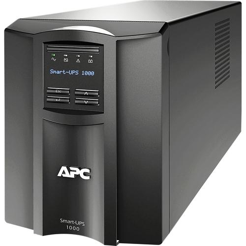 Schneider Electric APC by Schneider Electric Smart-UPS SMT1000I 1000 VA Tower UPS - Tower - 6 Minute Stand-by - 230 V AC Output - PuriLite