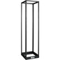 Tripp Lite 4-Post SmartRack SR4POST1224 Open Rack Frame - 45U Rack Height x 19" (482.60 mm) Rack Width - Black - Cold-rolled Steel (CRS) - 453.59 kg Static/Stationary Weight Capacity - PuriLite