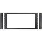 Tripp Lite Roof Panel Kit for Hot/Cold Aisle Containment System - Wide 750 mm Racks - Black - 29.53" (750 mm) Width - PuriLite