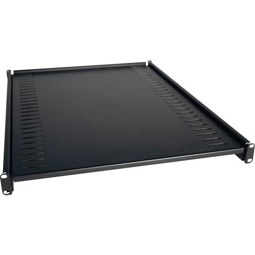 Tripp Lite Fixed Heavy-Duty Toolless Mount Shelf (250 lb/113kg Capacity;26 in/660mm Depth) - 19" (482.60 mm) Rack Width - Rack-mountable - Black - 113.40 kg Maximum Weight Capacity - PuriLite