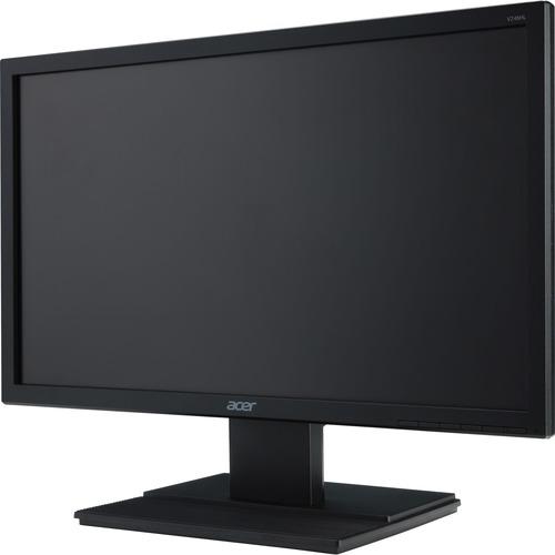 Acer V246HL 24" LED LCD Monitor - 16:9 - 5ms - Free 3 year Warranty - 24.00" (609.60 mm) Class - Twisted Nematic Film (TN Film) - 1920 x 1080 - 16.7 Million Colors - 250 cd/m‚² - 5 ms - 60 Hz Refresh Rate - DVI - VGA - DisplayPort - PuriLite