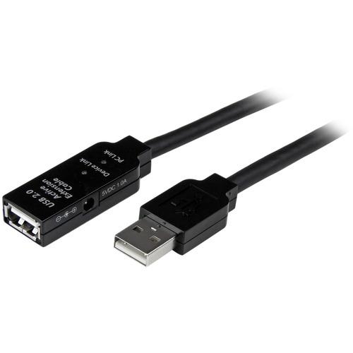 StarTech.com 5m USB 2.0 Active Extension Cable - M/F - Extend the distance between a computer and a USB 2.0 device by 5 meters - USB 2.0 Active Extension Cable - 5m USB Active Repeater Cable - USB 2.0 Active Extender - USB A Male to USB A Female Extensio - PuriLite