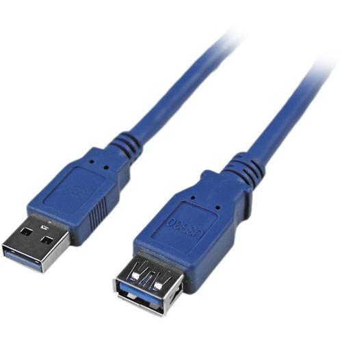 StarTech.com 6 ft SuperSpeed USB 3.0 Extension Cable A to A M/F - Extend your USB 3.0 SuperSpeed cable an additional 6 feet - 6ft usb 3.0 extension cable - 6ft usb extension cable - PuriLite