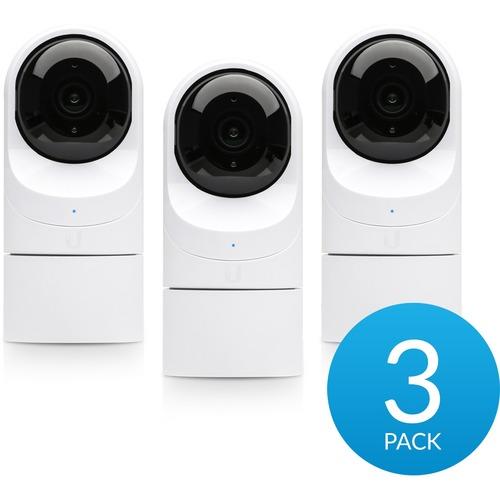 Ubiquiti UniFi G3-FLEX 2 Megapixel Network Camera - 3 Pack - H.264 - 1920 x 1080 - HDR - Surface Mount, Pole Mount, Wall Mount, Table Mount - PuriLite