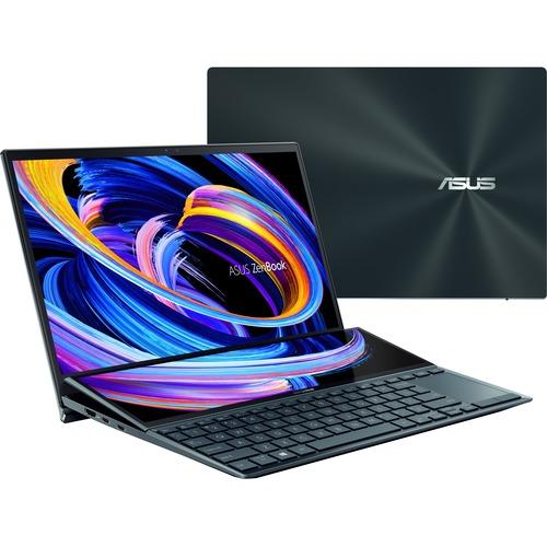 Asus ZenBook Duo 14 UX482 UX482EA-DS71T-CA 14" Touchscreen Rugged Notebook - Full HD - 1920 x 1080 - Intel Core i7 (11th Gen) i7-1165G7 Quad-core (4 Core) 2.80 GHz - 16 GB RAM - 512 GB SSD - Celestial Blue - Windows 10 Home - Intel Iris Xe Graphics - In- - PuriLite