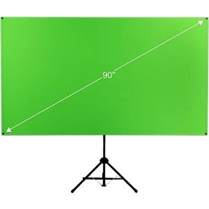 On The Go Screens Valera Screens Creator 90 Background - Portable - 80" (2032 mm) Width - Green - Fabric, Polyester - PuriLite