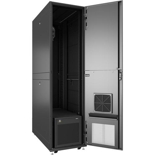 Vertiv VRC-S - Micro Data Center VR3307 48U 3.5kW 120V Server Rack Cooling Unit - Vertiv VR Rack VR3307 48U Server Rack| 2.2mx0.6mx1.2m (HxWxD)| VRC100KIT 3.5kW Rack-Mounted Air Cooler|1PH 120V@60Hz| Vertiv Geist Switched Rack Power Distribution Unit (rP - PuriLite