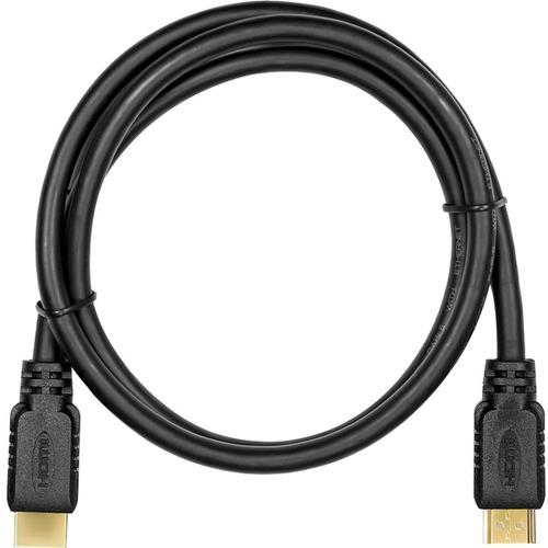 Rocstor Premium High Speed HDMI (M/M) Cable with Ethernet 3-ft - 3 ft HDMI A/V Cable for Audio/Video Device - First End: 1 x HDMI Male Digital Audio/Video - Second End: 1 x HDMI Male Digital Audio/Video - 10.2 Gbit/s - Supports up to 1920 x 1080 - Gold P - PuriLite