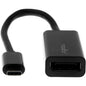 Rocstor Premium USB-C to DP Adapter 6" Adapter Converter - 6" DisplayPort/USB Video/Data Transfer Cable for Projector, Chromebook, Monitor, Notebook, MacBook, MacBook Pro, HDTV, Tablet - First End: 1 x Type C Male USB - Second End: 1 x DisplayPort Female - PuriLite