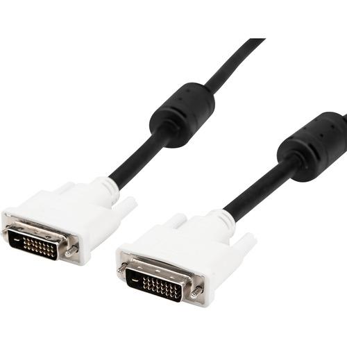 Rocstor 6 ft DVI-D Dual Link Cable - M/M - 6 ft DVI-D Video Cable for Projector, Monitor, Computer, Notebook - DVI-D (Dual-Link) Male Digital Audio/Video - DVI-D (Dual-Link) Male Digital Audio/Video - 9.9 Gbit/s - Supports up to 2560 x 1600 - Black - PuriLite